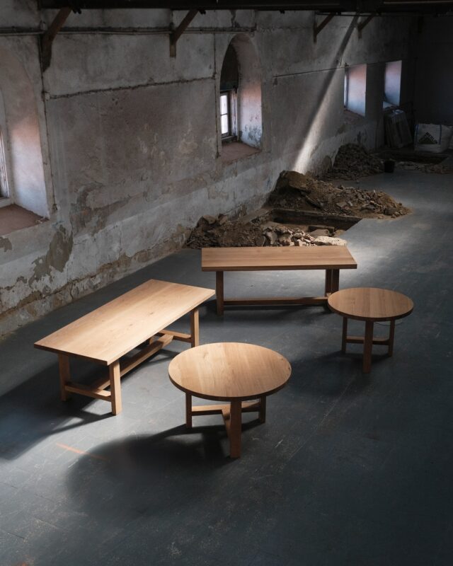 A set of Four Dining Tables by Atelier Mateus
