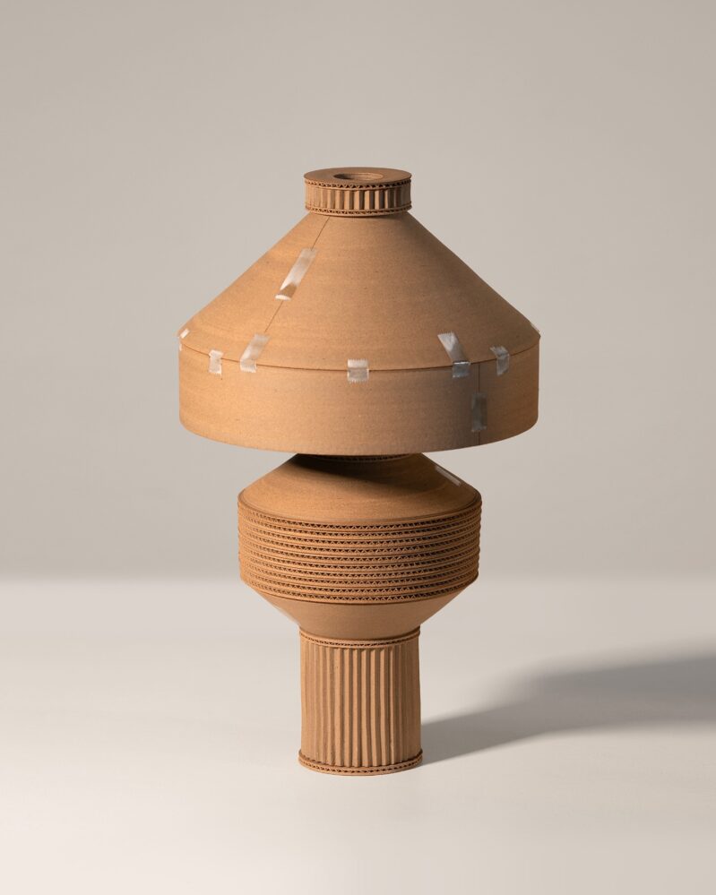 SPINOFF (Stoneware and glaze) by Jacques Monneraud