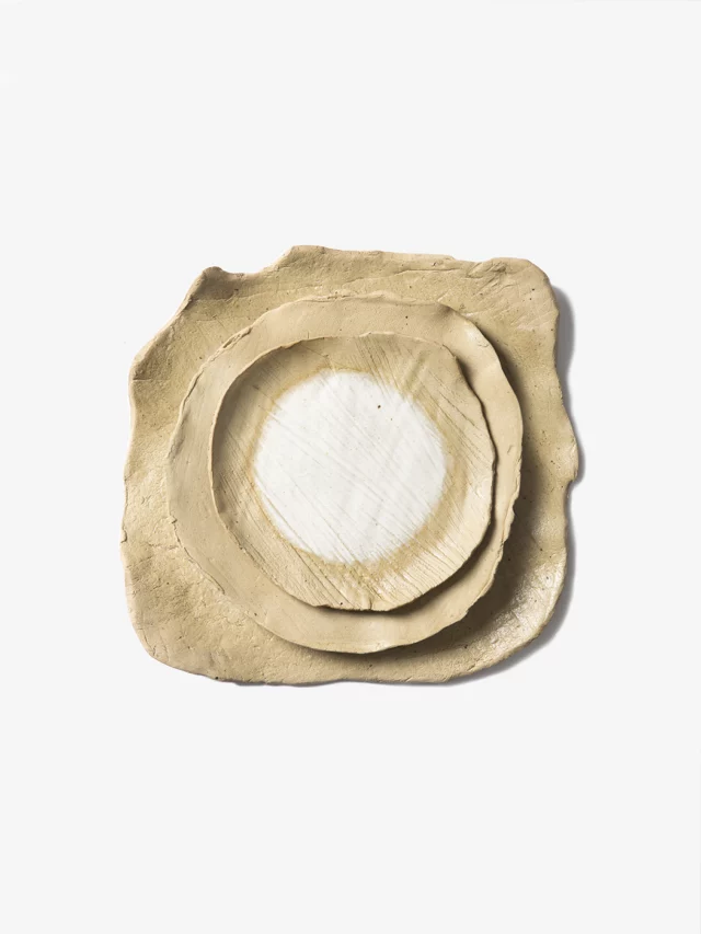 Dessert Plate Ebony Gold by Roos Van De Velde