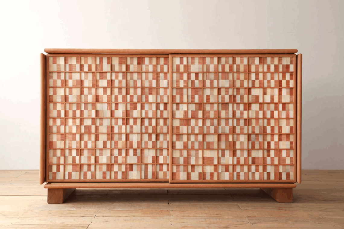 Corn Kumiko Cabinet by Fernando Laposse