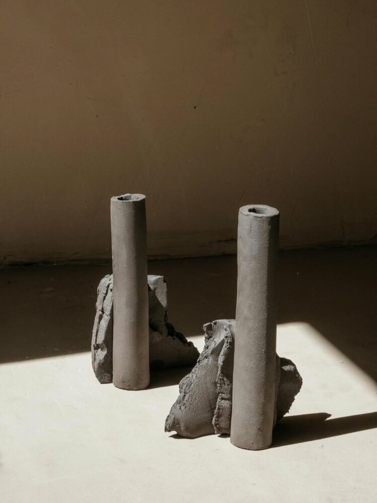 Clast Candle Holder by Further Ther