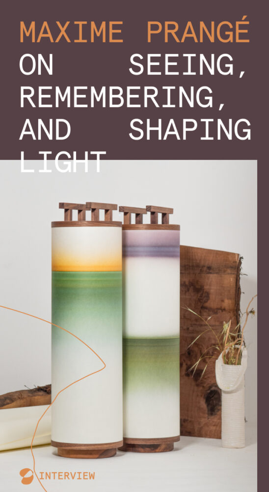 Maxime Prangé on Seeing, Remembering, and Shaping Light